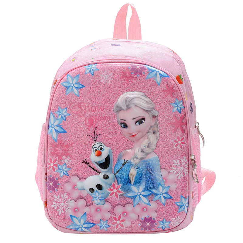 

New Disney girls frozen 2 cartoon princess Backpacks shoulder bag boys Captain America elsa anna bag
