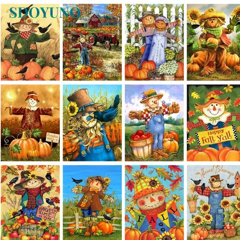SDOYUNO DIY Paint By Number Scarecrow Hand Painted Painting Art Gift Pictures By Numbers Kits Drawing On Canvas Home Decor
SDOYUNO DIY Paint By Number Scarecrow Hand Painted Painting Art Gift Pictures By Numbers Kits Drawing On Canvas Home Decor