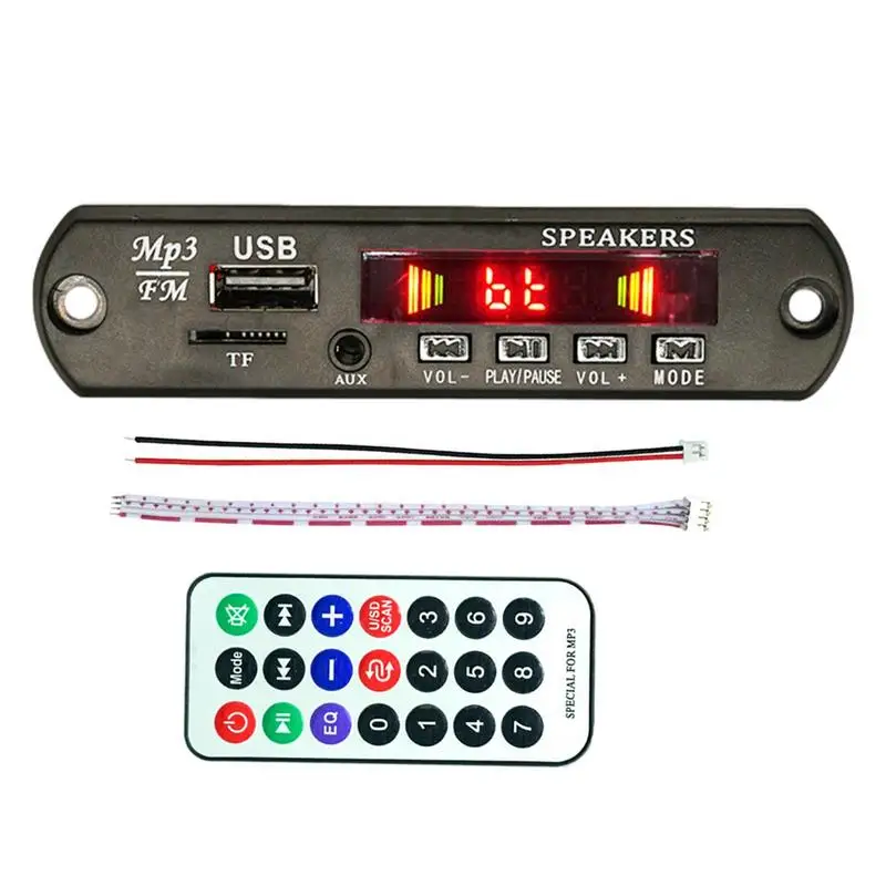 MP3 Player Board Bluetooths Amplifier Car FM Radio Module Support TF USB WMA WAV FLAC APE Board MP3 Player
MP3 Player Board Bluetooths Amplifier Car FM Radio Module Support TF USB WMA WAV FLAC APE Board MP3 Player