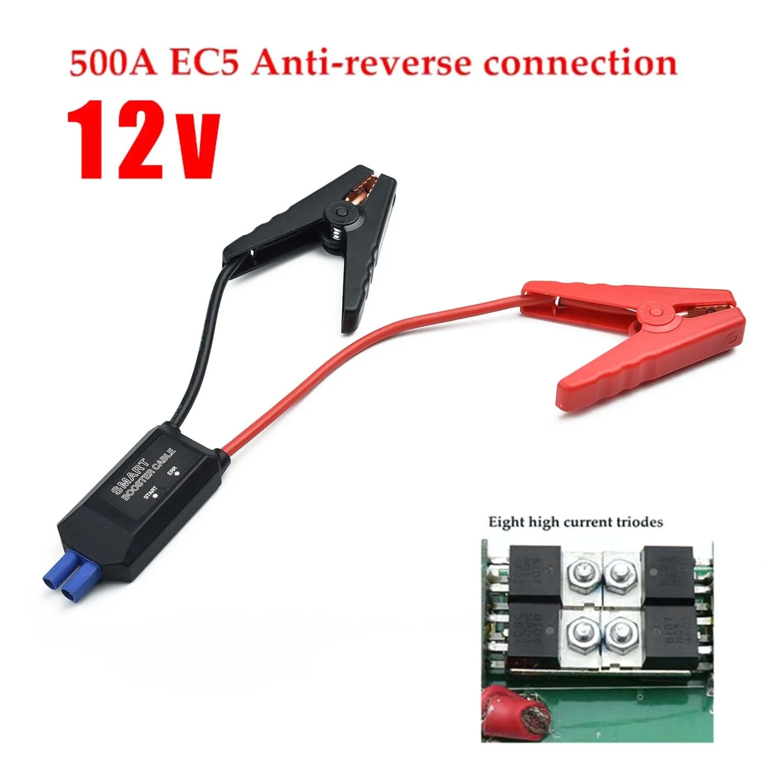 Hot Sale Smart Alligator Clamp For Car Jump Starter 12V 500A Car Emergency Booster Clip Replacement Part Accessories
Hot Sale Smart Alligator Clamp For Car Jump Starter 12V 500A Car Emergency Booster Clip Replacement Part Accessories