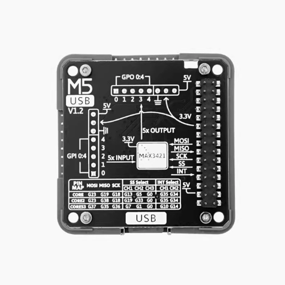 Модуль USB-драйвера M5Stack V1.2 встроенный чип MAX3421E интерфейс связи с интерфейсом USB SPI