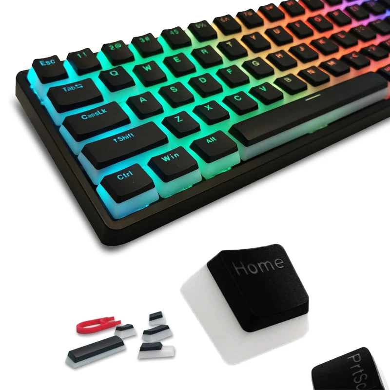 XVX Black Pudding Keycaps PBT Double Shot 165 Key Kit for 100%, 75%, 65%, 60% Game Mechanical Keyboard OEM Profile Korea Keycap
XVX Black Pudding Keycaps PBT Double Shot 165 Key Kit for 100%, 75%, 65%, 60% Game Mechanical Keyboard OEM Profile Korea Keycap
