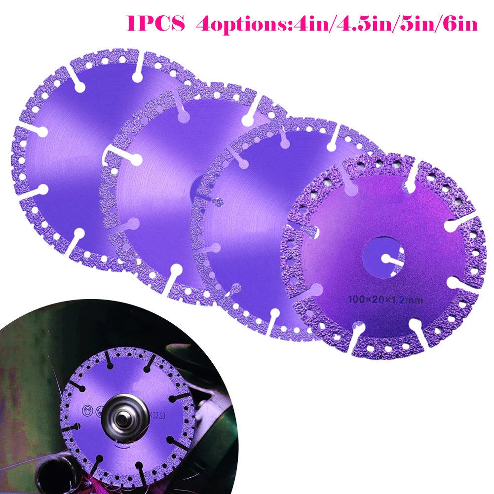 Vacuum Brazed Diamond Saw Blade For Steel Metal Stone Iron Rebar Aluminum Copper Pipe All Purpose Demolition Cutting Disc
Vacuum Brazed Diamond Saw Blade For Steel Metal Stone Iron Rebar Aluminum Copper Pipe All Purpose Demolition Cutting Disc