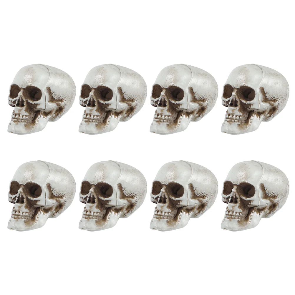 8 Pcs Mini Party Accessories Small Models Crafts Halloween Scary Props Plastic Skulls 
8 Pcs Mini Party Accessories Small Models Crafts Halloween Scary Props Plastic Skulls