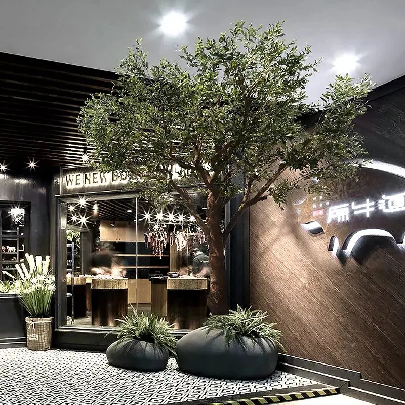 Hight Quality Fiber Glass Custom High Simulation Plastic Outdoor Indoor Large Artificial Fake Olive Tree 
Hight Quality Fiber Glass Custom High Simulation Plastic Outdoor Indoor Large Artificial Fake Olive Tree
