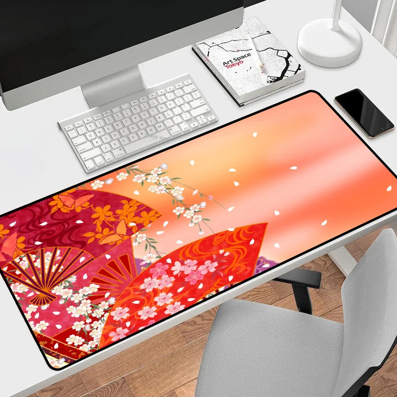 

Desk Pad Sea Waves Large Mouse Pc Accessories Xxl Gaming Gamer Mat Keyboard Mats Pads Protector Mause Mousepad Mice Keyboards