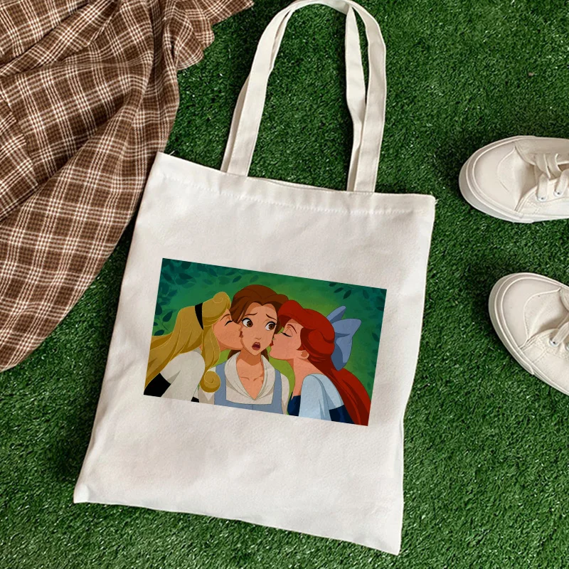 Сумка женская холщовая с принтом «три принцессы хорошие друзья» 
Сумка женская холщовая с принтом «три принцессы хорошие друзья»