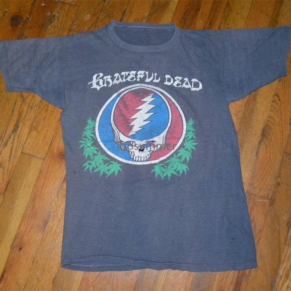 

1976 The Grateful Dead Vintage 1970'S Concert Tour Rock Band T Shirt (S) Small 70'S Tee Tshirt Jerry Garcia Steal Your Face