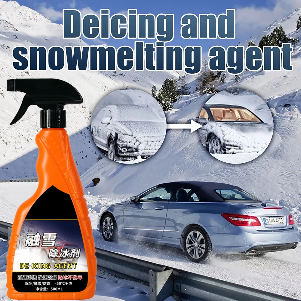 500ml Winter Car Windshield Deicer Spray Ice Snow Melt Remover Defrosting Ice Melting Agent for Car Glass Rearview MIrror Door
500ml Winter Car Windshield Deicer Spray Ice Snow Melt Remover Defrosting Ice Melting Agent for Car Glass Rearview MIrror Door