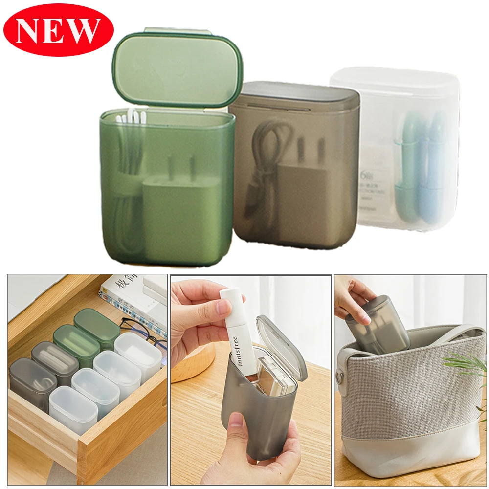 Portable Wire Cable Storage Box Travel Headphone Jewelry Coin Organizer Bin Drawer Makeup Lipstick Holder Dust-proof Storage
Portable Wire Cable Storage Box Travel Headphone Jewelry Coin Organizer Bin Drawer Makeup Lipstick Holder Dust-proof Storage
