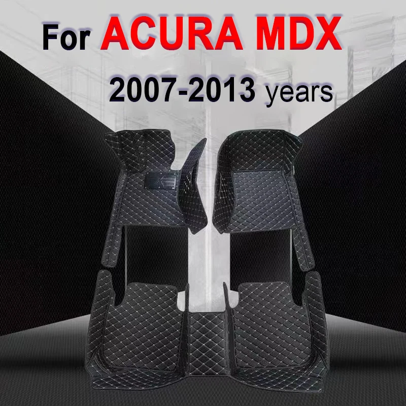 

Car Floor Mats For ACURA MDX five seats 2007-2013 2010 2009 2008 Carpets Foot Pads Accessories Interior Waterproof Protect Rugs