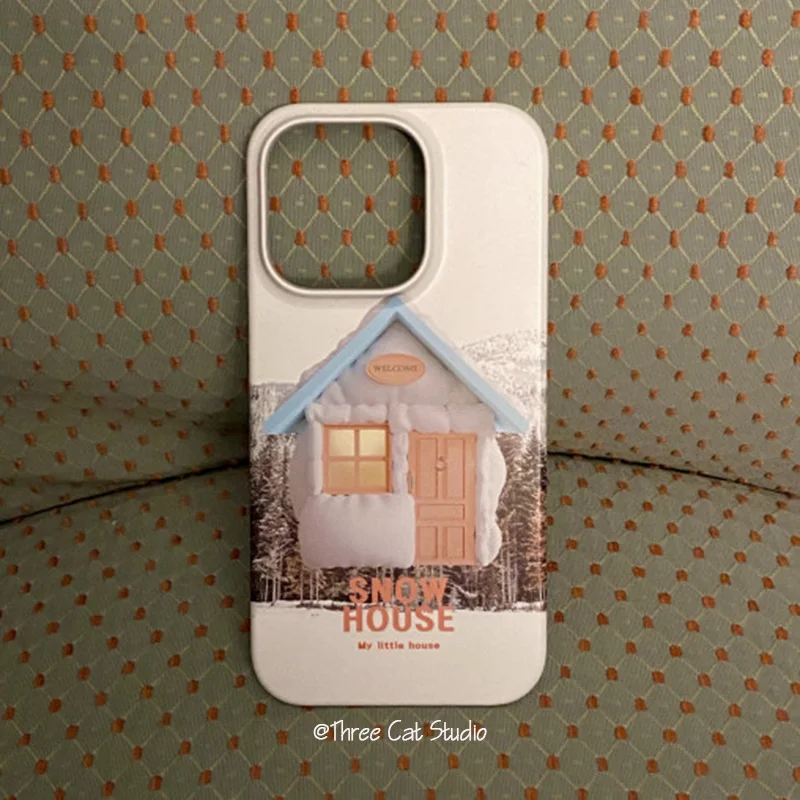 Korean Ins Snow house Phone Case for Iphone14/13pro/11/12promax/XR X XS Hard Case Cover
Korean Ins Snow house Phone Case for Iphone14/13pro/11/12promax/XR X XS Hard Case Cover