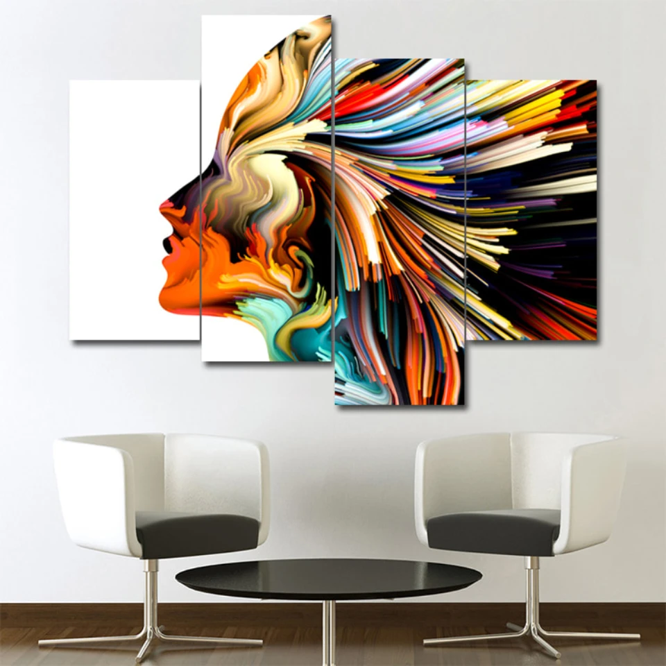 4pcs Print poster canvas Wall Art Creative face design Modular pictures on the wall sitting room(no frame)
4pcs Print poster canvas Wall Art Creative face design Modular pictures on the wall sitting room(no frame)