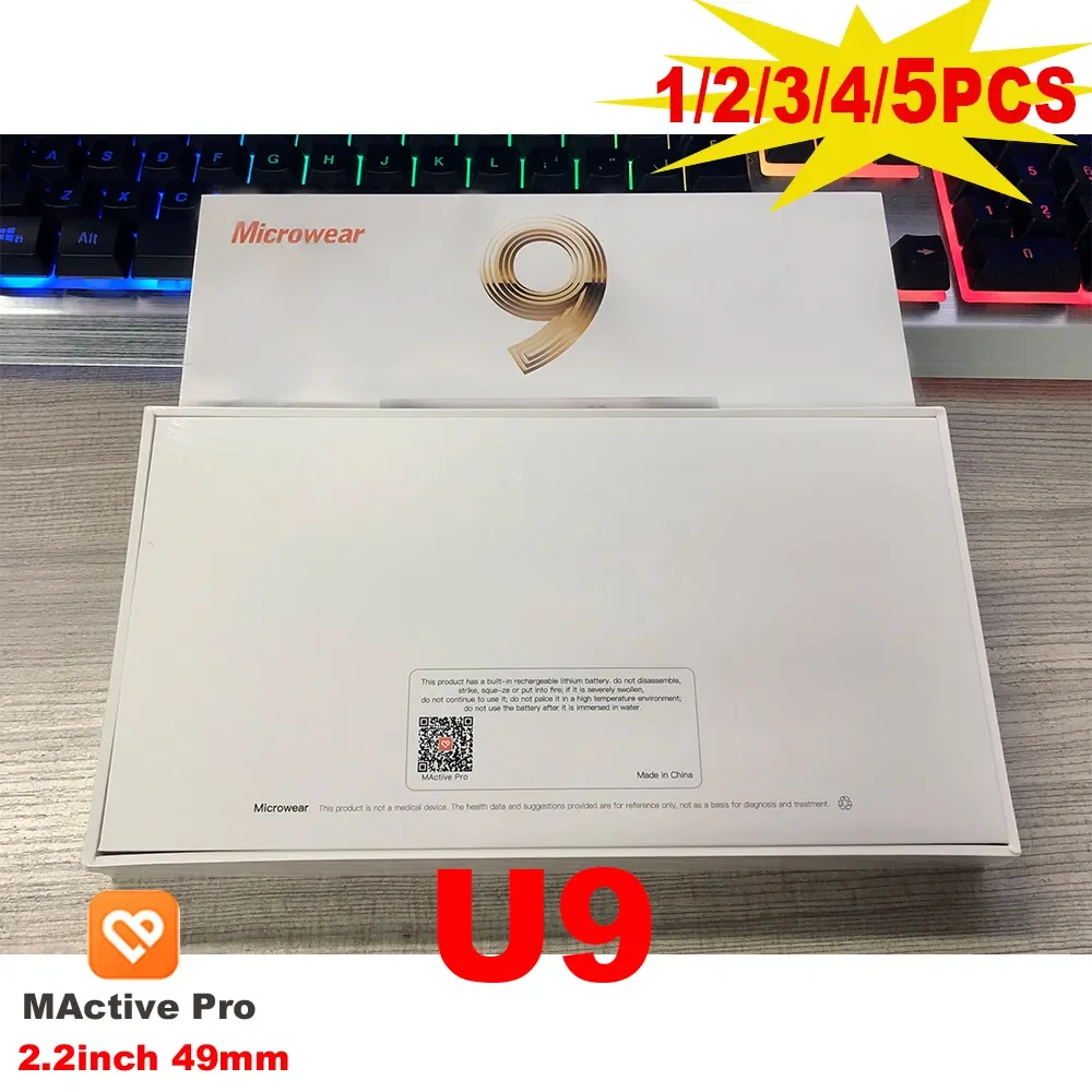 Microwear U9 Ultra 9 Smart Watch 49MM BT Call Compass GPS Route Tracking IP68 Waterproof Sports Smart Watch for Men Women 2023
Microwear U9 Ultra 9 Smart Watch 49MM BT Call Compass GPS Route Tracking IP68 Waterproof Sports Smart Watch for Men Women 2023