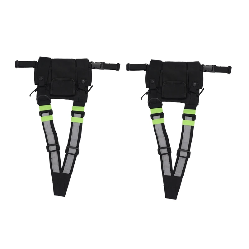 2X Radios Pocket Radio Chest Harness Chest Front Pack Pouch Holster Vest Rig Carry Case For Baofeng UV-5R Black+Green
2X Radios Pocket Radio Chest Harness Chest Front Pack Pouch Holster Vest Rig Carry Case For Baofeng UV-5R Black+Green