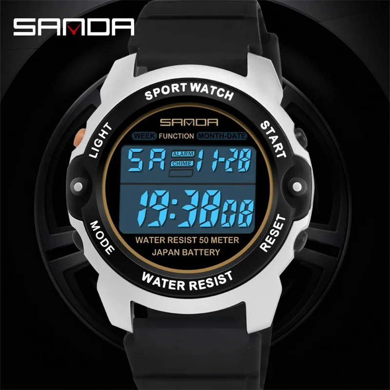 SANDA 6003 Sport Ladies Watches Fashion Casual Waterproof LED Digital Watch Female Wristwatches For Women Clock Relogio Feminino
SANDA 6003 Sport Ladies Watches Fashion Casual Waterproof LED Digital Watch Female Wristwatches For Women Clock Relogio Feminino