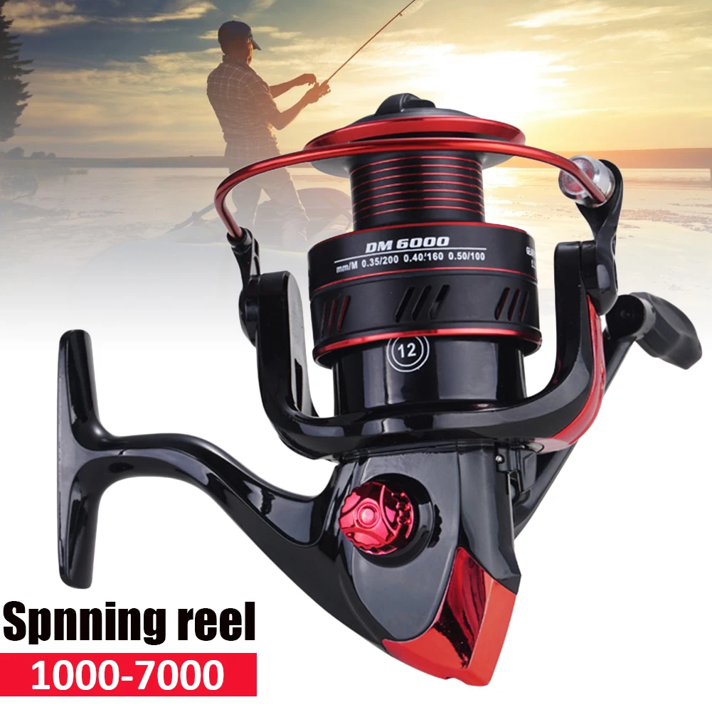Metal Spinning Reel 1000-7000 Fishing Reel 10KG Max Drag 5.2:1 Gear Ratio Foldable Handle Saltwater Freshwater Tackle Accessorie
Metal Spinning Reel 1000-7000 Fishing Reel 10KG Max Drag 5.2:1 Gear Ratio Foldable Handle Saltwater Freshwater Tackle Accessorie