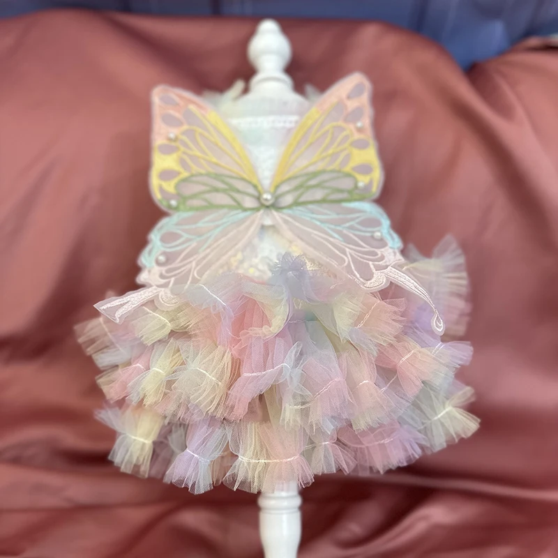 Colourfly Fairy Princess Dress Pet Dog Clothes Fashion Luxury Pink Blue Wing Handmade Dress For Small Medium Dogs Poodle Puppy
Colourfly Fairy Princess Dress Pet Dog Clothes Fashion Luxury Pink Blue Wing Handmade Dress For Small Medium Dogs Poodle Puppy
