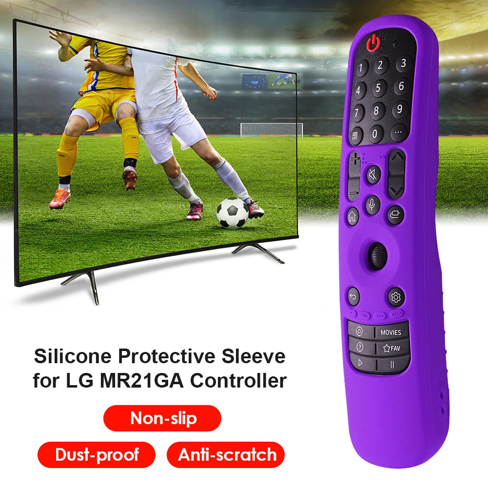 Colorful Silicone Case Cover for LG MR21GA / MR21GC Remote Control Cover For 2021 LG MR21GC、MR21GA(NFC)Accessories
Colorful Silicone Case Cover for LG MR21GA / MR21GC Remote Control Cover For 2021 LG MR21GC、MR21GA(NFC)Accessories