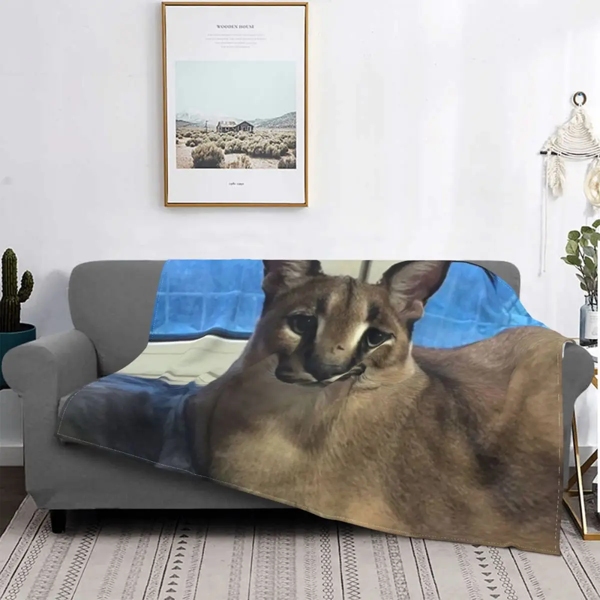 

Мягкое Фланелевое флисовое теплое одеяло с 3D принтом в виде кота