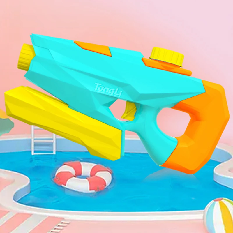 

New Kids Super Soaker Blaster Powerful Water Gun Toys Large Pull-out Pink Pistols for Children Summer Beach Swimming Pool Squirt