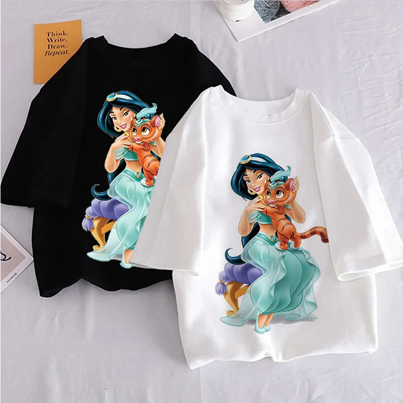 Kawaii Disney Cartoon Princess Series T Shirt Women Graphic Tees Summer Tops Harajuku Fashion T-shirt Female Cute 2022 Casual
Kawaii Disney Cartoon Princess Series T Shirt Women Graphic Tees Summer Tops Harajuku Fashion T-shirt Female Cute 2022 Casual