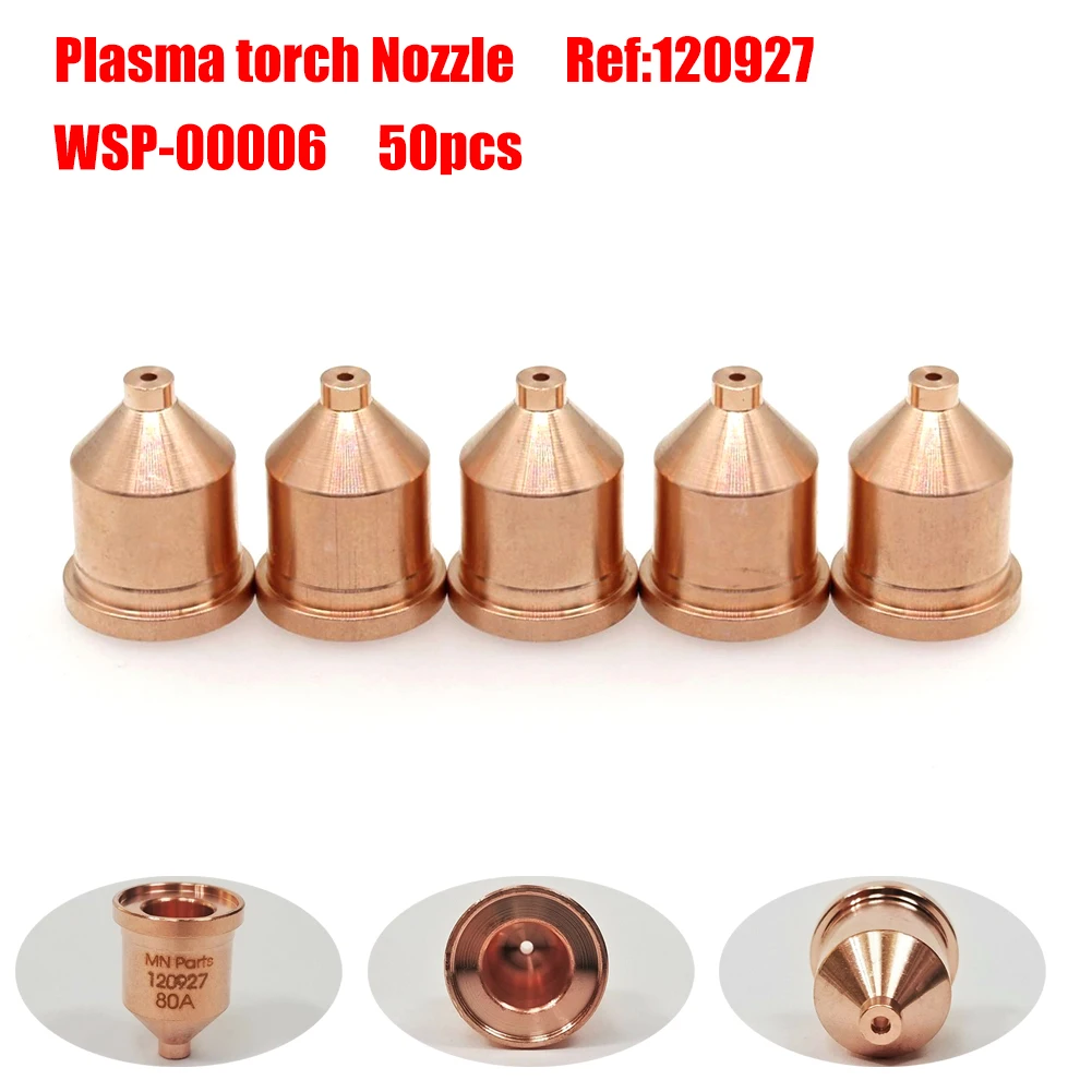 50Pcs WS 120927 Plasma Torch Nozzle Cutter Consumables Nozzle 80A Tips Fit PMX1250/1650/RT60/RT80 Plasma Cutter Consumables
50Pcs WS 120927 Plasma Torch Nozzle Cutter Consumables Nozzle 80A Tips Fit PMX1250/1650/RT60/RT80 Plasma Cutter Consumables