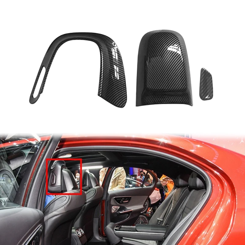 3Pcs Car Interior Carbon Fiber Driver's Side Seat Headrest Adjustment Button Trim Cover for Benz C-Class W206 2021 2022
3Pcs Car Interior Carbon Fiber Driver's Side Seat Headrest Adjustment Button Trim Cover for Benz C-Class W206 2021 2022