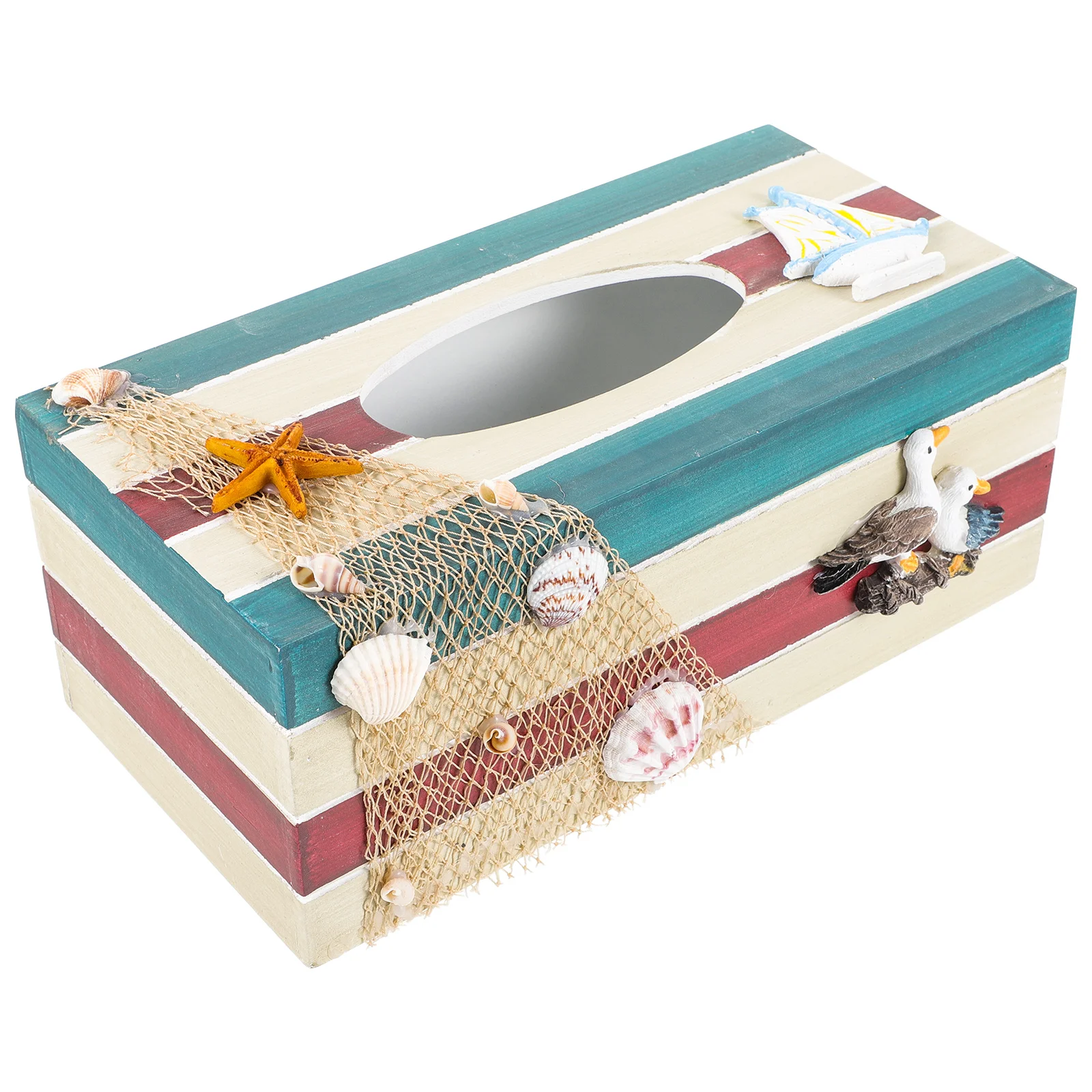 Mediterranean Decor Beach Room Nautical Tissue Dispenser Ocean Cover Rectangular House Decorations Home
Mediterranean Decor Beach Room Nautical Tissue Dispenser Ocean Cover Rectangular House Decorations Home