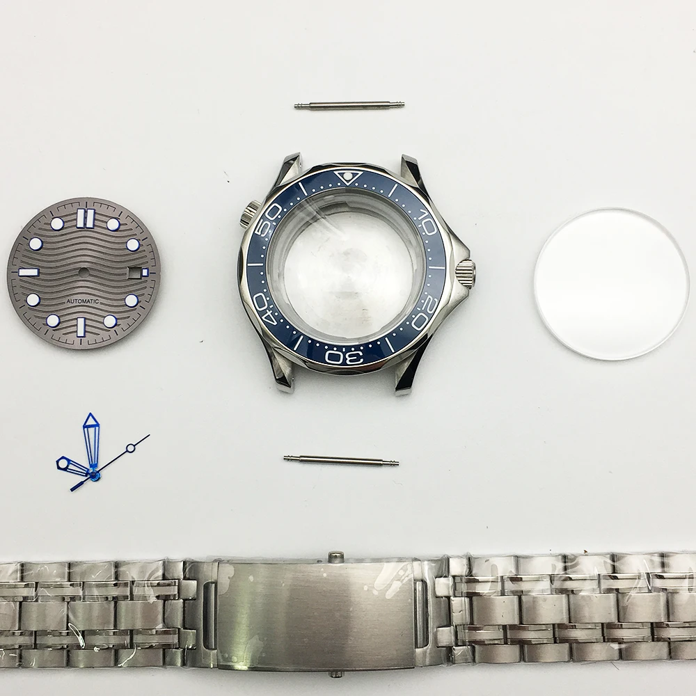 Watch Accessories Set Case Band Hands Dial Suit for Miyota 8215 8200 Automatic Men's Watch Solid Steel Material Refitting DIY 
Watch Accessories Set Case Band Hands Dial Suit for Miyota 8215 8200 Automatic Men's Watch Solid Steel Material Refitting DIY