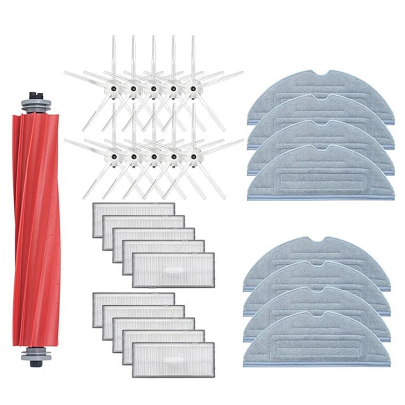 Main Side Brush Hepa Filter Mop Cloth Accessories For Xiaomi Roborock S7 T7S Plus Robot Vacuum Cleaner Spare Parts 
Main Side Brush Hepa Filter Mop Cloth Accessories For Xiaomi Roborock S7 T7S Plus Robot Vacuum Cleaner Spare Parts