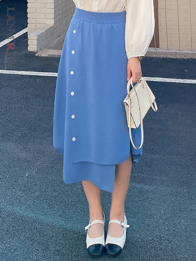 LANMREM трикотажные нерегулярные юбки для женщин 2022 Осень Зима Новинка высокая эластичная талия однотонные пуговицы украшение 2R8910
LANMREM трикотажные нерегулярные юбки для женщин 2022 Осень Зима Новинка высокая эластичная талия однотонные пуговицы украшение 2R8910