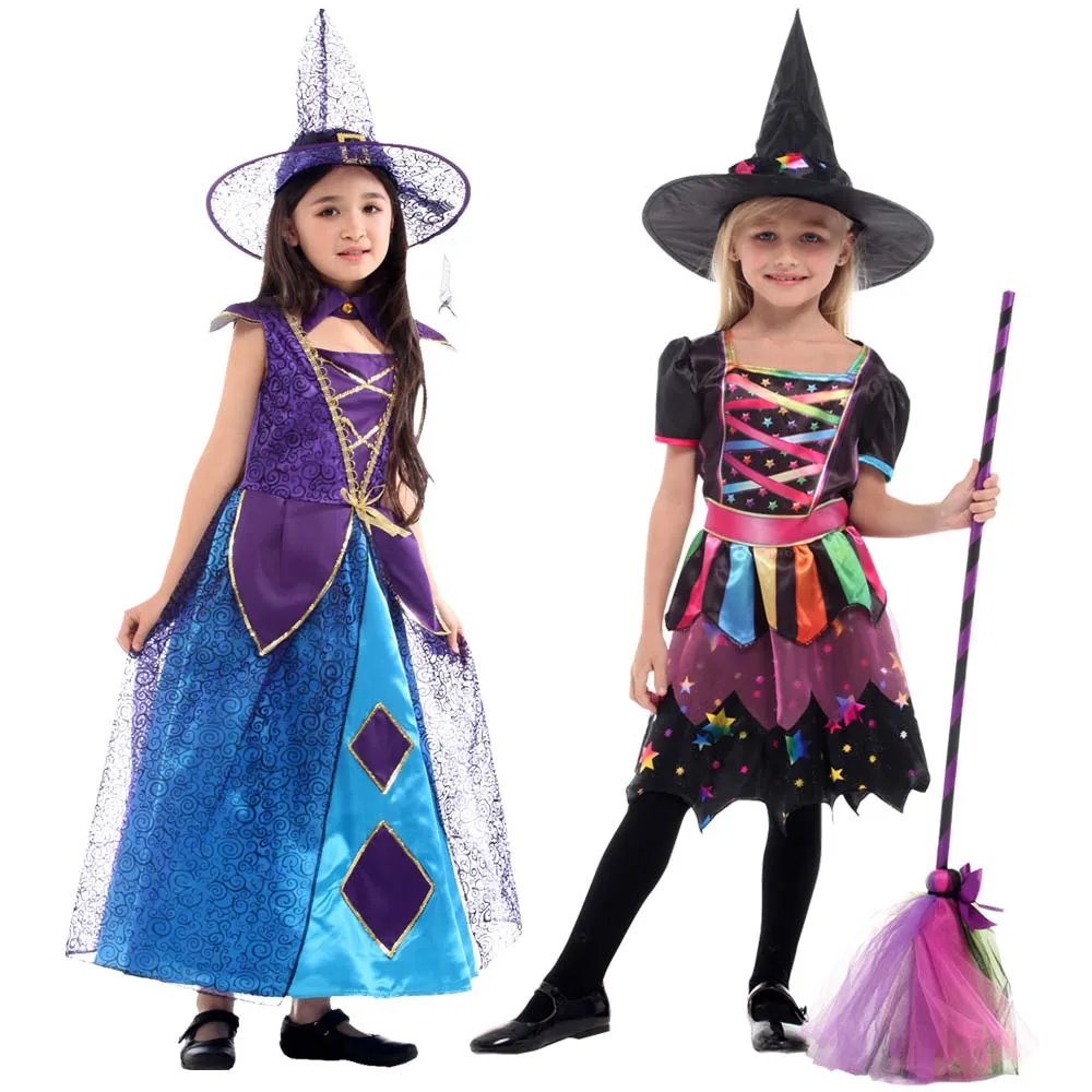 Halloween Witch Dress for Girls Cosplay Vampire Masquerade Stage Performance Costume + Pumpkin Bag Hat
Halloween Witch Dress for Girls Cosplay Vampire Masquerade Stage Performance Costume + Pumpkin Bag Hat