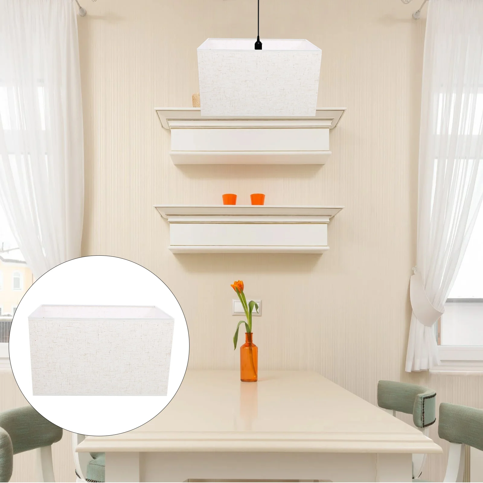 Лампа с абажуром и затеняющим покрытием, тканевая квадратная Люстра для прикроватного столика, Современная прямоугольная лампа E27
Лампа с абажуром и затеняющим покрытием, тканевая квадратная Люстра для прикроватного столика, Современная прямоугольная лампа E27