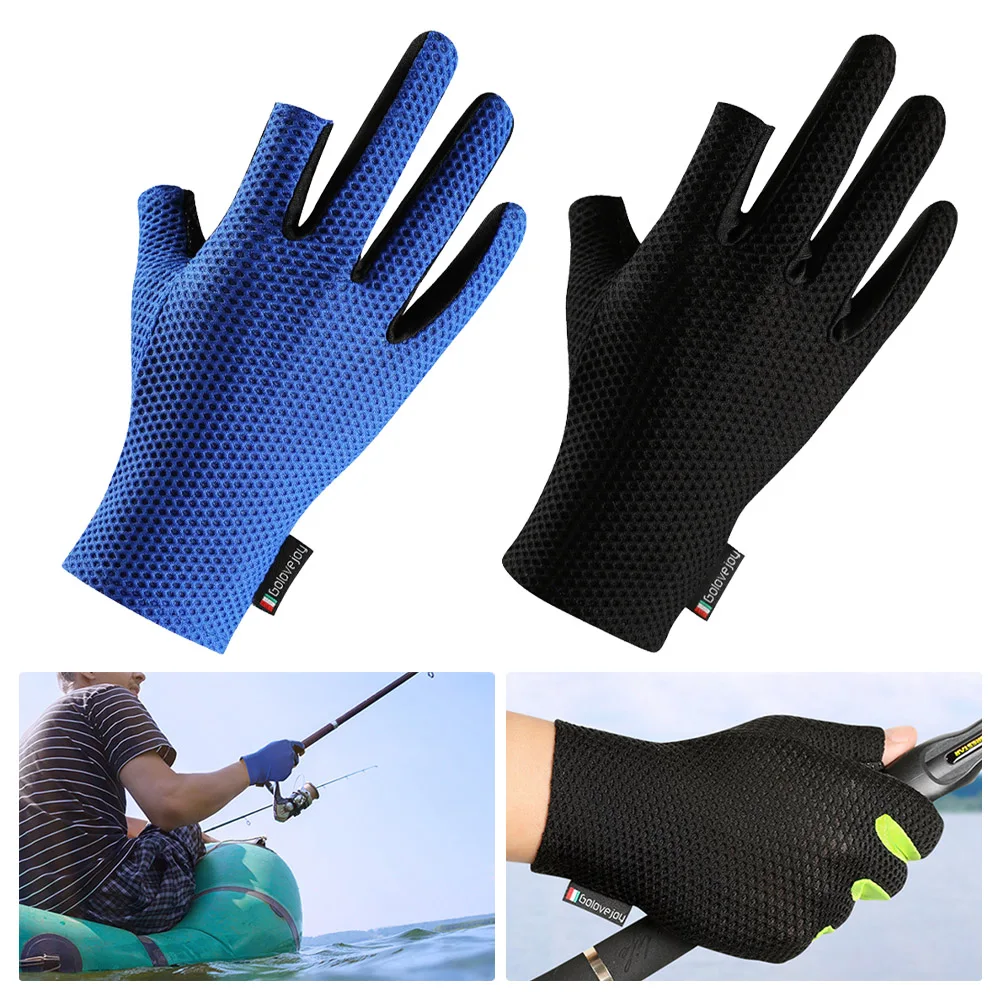 Anti-Slip Fishing Gloves 2 Cut Finger Skidproof Resistant Outdoor Sport For Mens Outdoor Sports Riding Ridding Gloves Equipment
Anti-Slip Fishing Gloves 2 Cut Finger Skidproof Resistant Outdoor Sport For Mens Outdoor Sports Riding Ridding Gloves Equipment