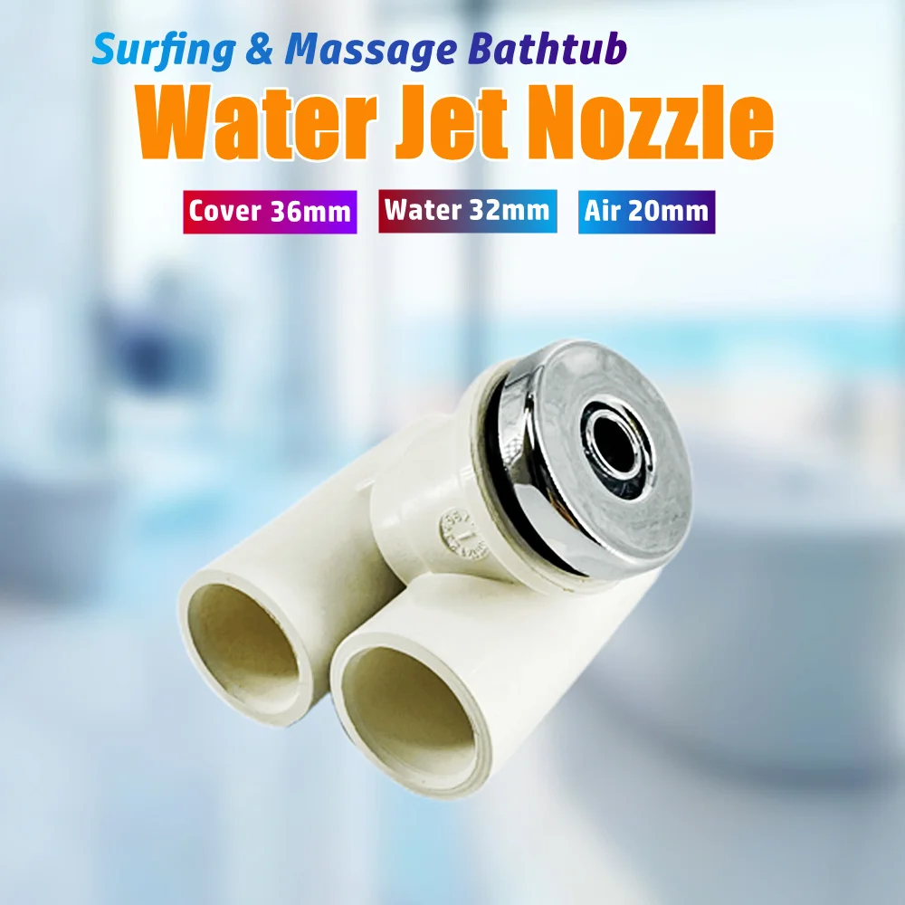 36mm Cover 32mm Water Massage Bathtub Water Jet Nozzle Chromed Cap PVC Body Bathtub Bubble Nozzle Hot Tub Water Jet Nozzle
36mm Cover 32mm Water Massage Bathtub Water Jet Nozzle Chromed Cap PVC Body Bathtub Bubble Nozzle Hot Tub Water Jet Nozzle