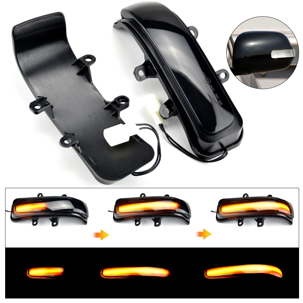 LED Dynamic Turn Signal Side Mirror Sequential Light For Toyota Alphard AH20 Vellfire 4Runner Highlander RAV4 Sienna XL30
LED Dynamic Turn Signal Side Mirror Sequential Light For Toyota Alphard AH20 Vellfire 4Runner Highlander RAV4 Sienna XL30
