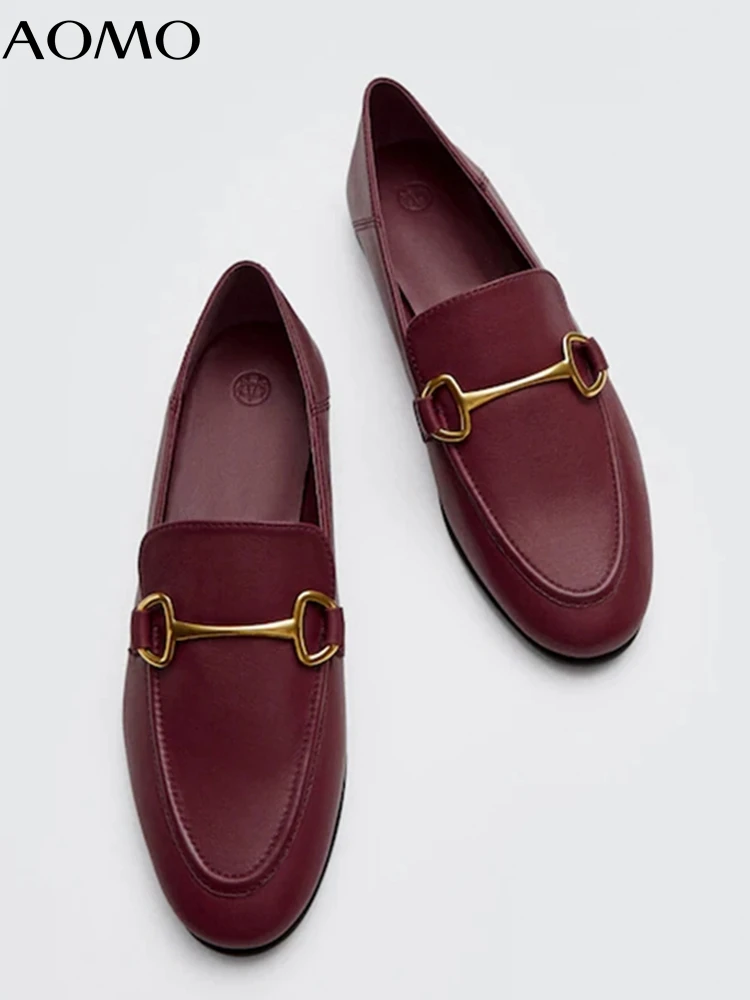 AOMO 2022 Fashion Shoes Women England Style Office Lady Loafers Simple Solid Genuine Leather Sheep soft Casual Shoes Women AZH40
AOMO 2022 Fashion Shoes Women England Style Office Lady Loafers Simple Solid Genuine Leather Sheep soft Casual Shoes Women AZH40