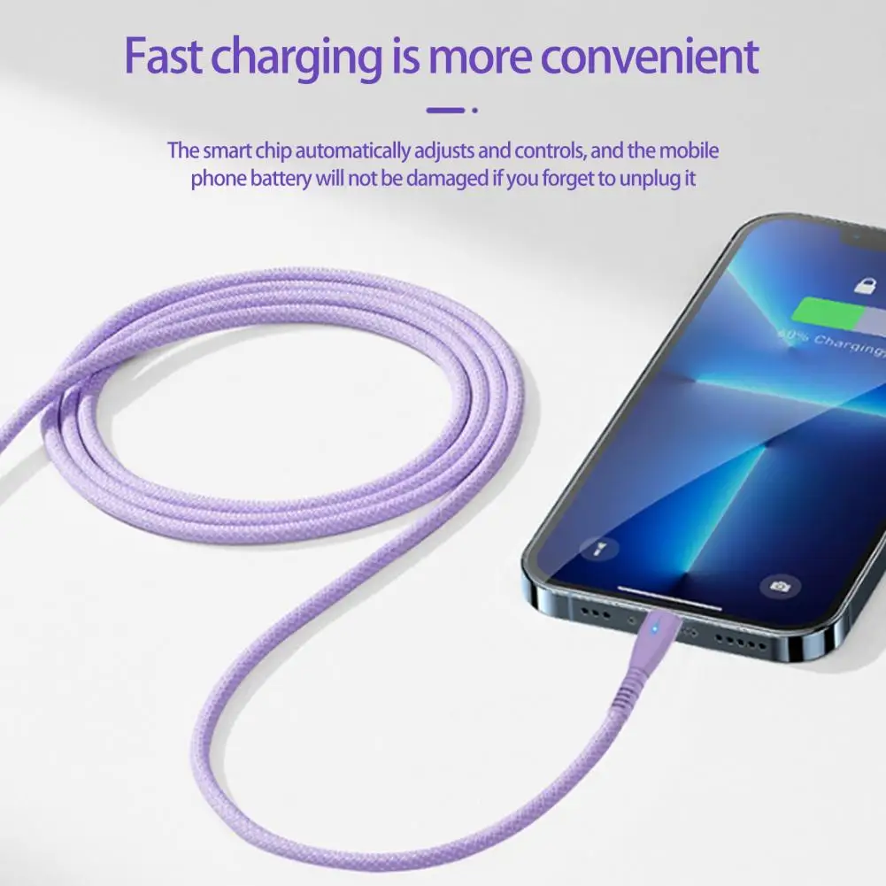 Charging Cord Durable Safe LED Indicator Type-C High Speed Charging Cable Cellphone Accessories Charging Cable Charger Cable
Charging Cord Durable Safe LED Indicator Type-C High Speed Charging Cable Cellphone Accessories Charging Cable Charger Cable