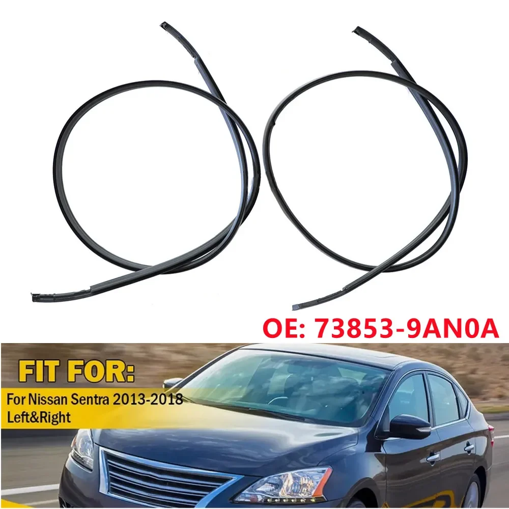 Левая и правая накладки (молдинги) на крышу для Nissan Sentra 2013-2018, артикул 73853-9AN0A, внешние резиновые уплотнители, 1.45м
Левая и правая накладки (молдинги) на крышу для Nissan Sentra 2013-2018, артикул 73853-9AN0A, внешние резиновые уплотнители, 1.45м
