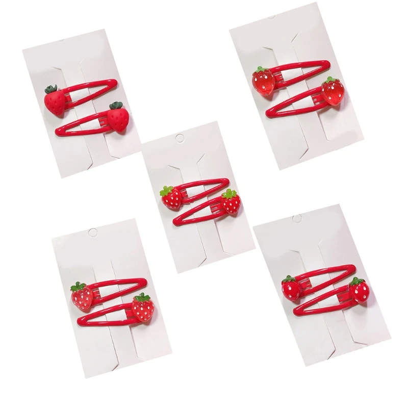 Hair Clips 3D Strawberry Barrette Trendy Cartoon Fruit Grip Ponytail Holder Sweet Side Clip Hair Accessories
Hair Clips 3D Strawberry Barrette Trendy Cartoon Fruit Grip Ponytail Holder Sweet Side Clip Hair Accessories