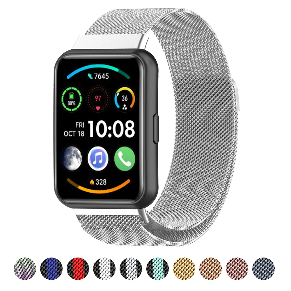 Ремешок Миланская петля для Huawei Watch Fit 2 металлический браслет смарт-часов Сменные