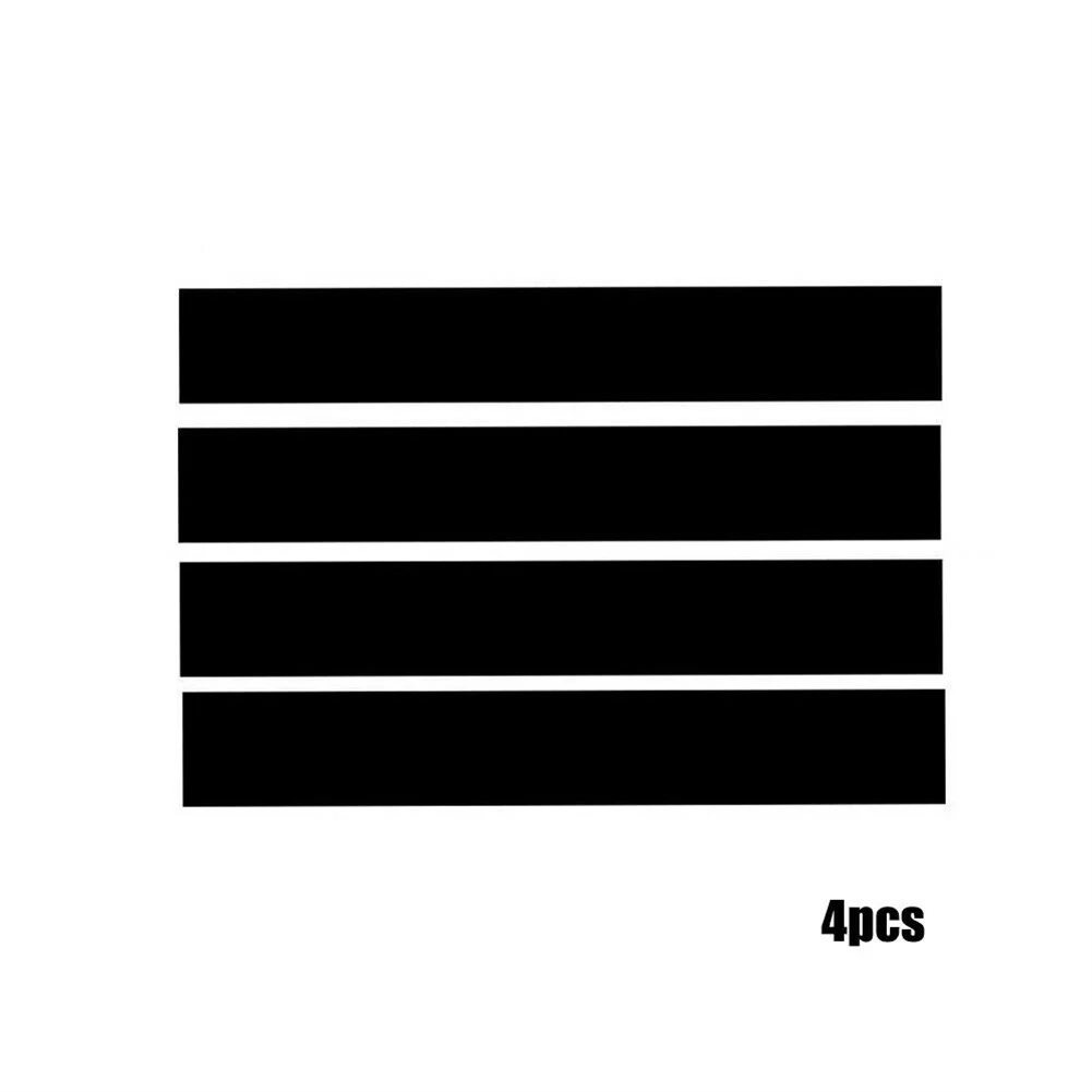 4Pcs/Set Car Hood Fender Side Decal Black Stripe Decal PET Decor Sticker Universal SUV High Reflective Tape Auto Exterior
4Pcs/Set Car Hood Fender Side Decal Black Stripe Decal PET Decor Sticker Universal SUV High Reflective Tape Auto Exterior