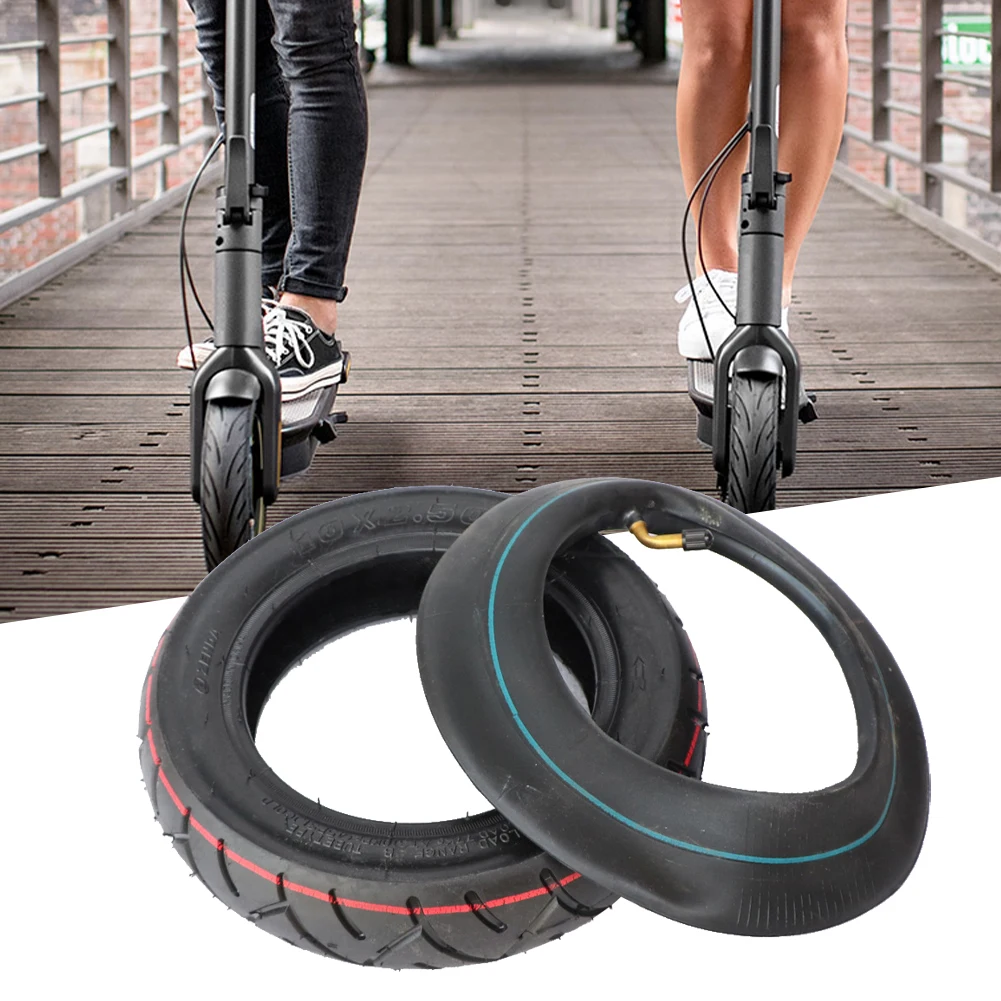 10 Inch 10X2.50 Electric Scooter Inner Tube& Outer Tyre Thickened Tires Electric Balancing Hoverboard Rubber EScooter Accs
10 Inch 10X2.50 Electric Scooter Inner Tube& Outer Tyre Thickened Tires Electric Balancing Hoverboard Rubber EScooter Accs