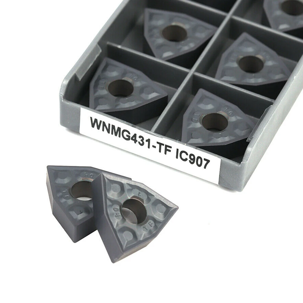 10PCS WNMG431-TF WNMG080404 TF IC907 Carbide Insert Tuning Tool For MWLNR/L Tool Cutter CNC Lathe Tool Turning Holder
10PCS WNMG431-TF WNMG080404 TF IC907 Carbide Insert Tuning Tool For MWLNR/L Tool Cutter CNC Lathe Tool Turning Holder