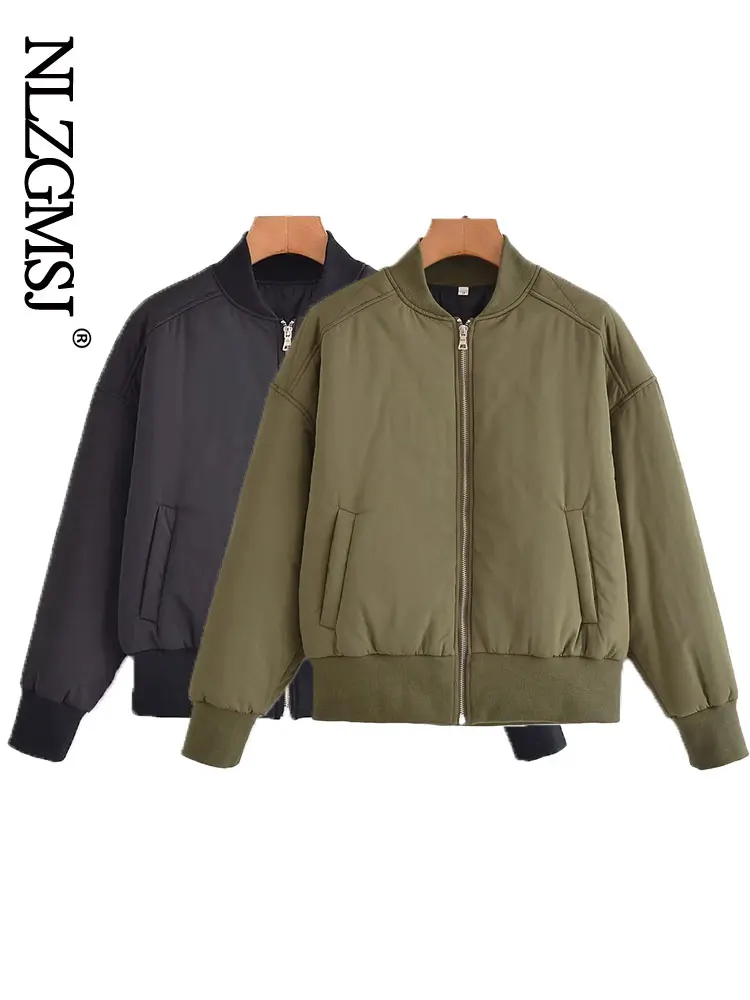 Nlzgmsj 2022 Fashion Women Quilting Quilted Army Green Bomber Jacket Short Thin Padded Bomber Jacket Coat Pilots Outerwear Tops
Nlzgmsj 2022 Fashion Women Quilting Quilted Army Green Bomber Jacket Short Thin Padded Bomber Jacket Coat Pilots Outerwear Tops
