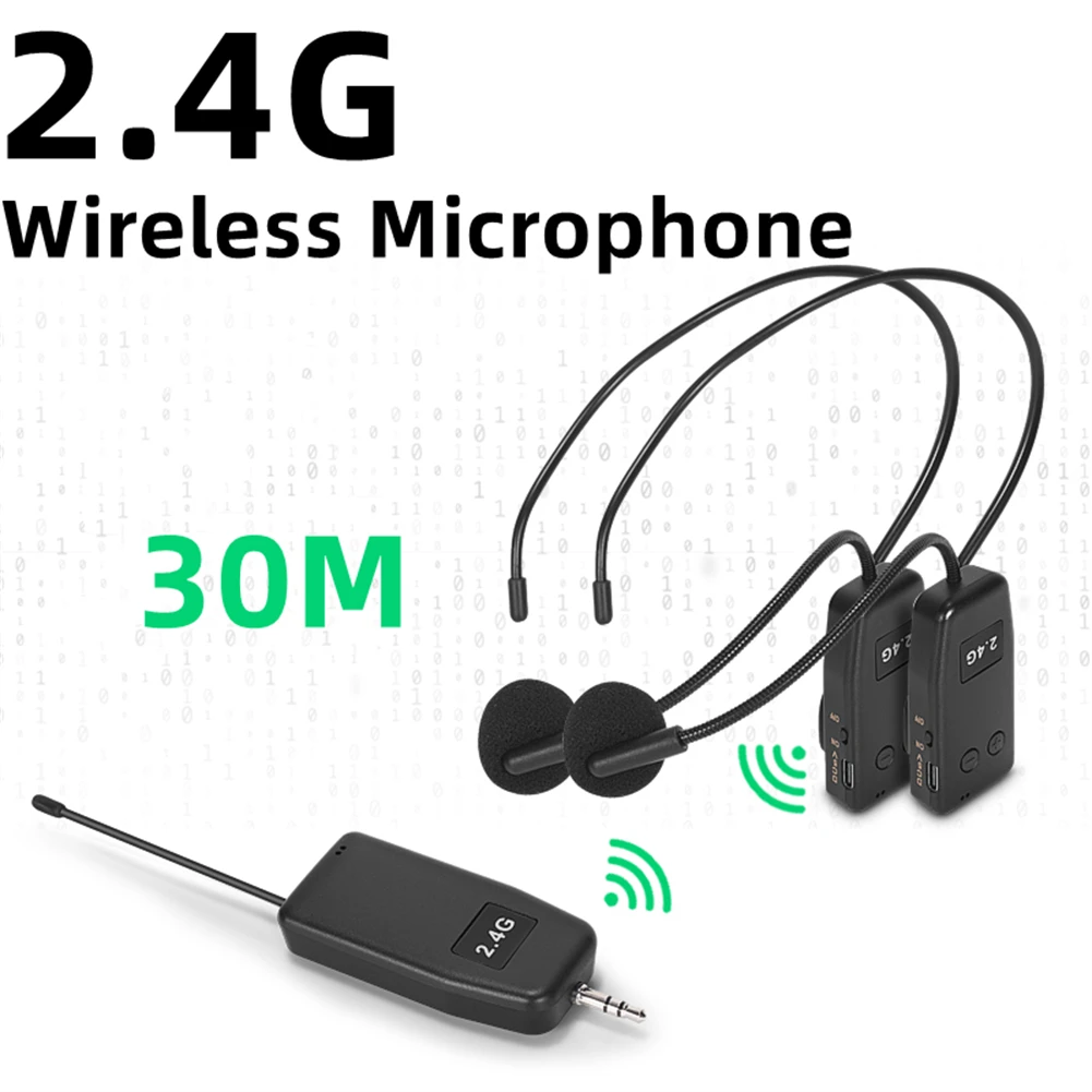 2.4G Wireless Microphone Megaphone Headset Radio Mic For Teach Loudspeaker Well For Voice Amplifier Teach Wireless Mic Parts
2.4G Wireless Microphone Megaphone Headset Radio Mic For Teach Loudspeaker Well For Voice Amplifier Teach Wireless Mic Parts
