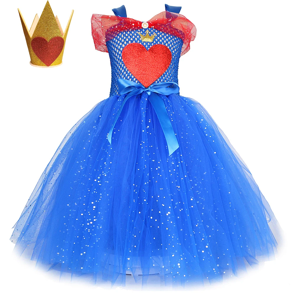 Платье-пачка блестящее для девочек, костюм на Хэллоуин с красным сердцем для детей, наряд для дня рождения, длинное бальное платье с короной
Платье-пачка блестящее для девочек, костюм на Хэллоуин с красным сердцем для детей, наряд для дня рождения, длинное бальное платье с короной