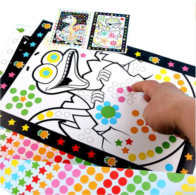 Funny DIY Colorful Dot Primary Mosaic Puzzle Stickers Games DIY Cartoon Animal Learning Education Toys For Children Kids Gift
Funny DIY Colorful Dot Primary Mosaic Puzzle Stickers Games DIY Cartoon Animal Learning Education Toys For Children Kids Gift