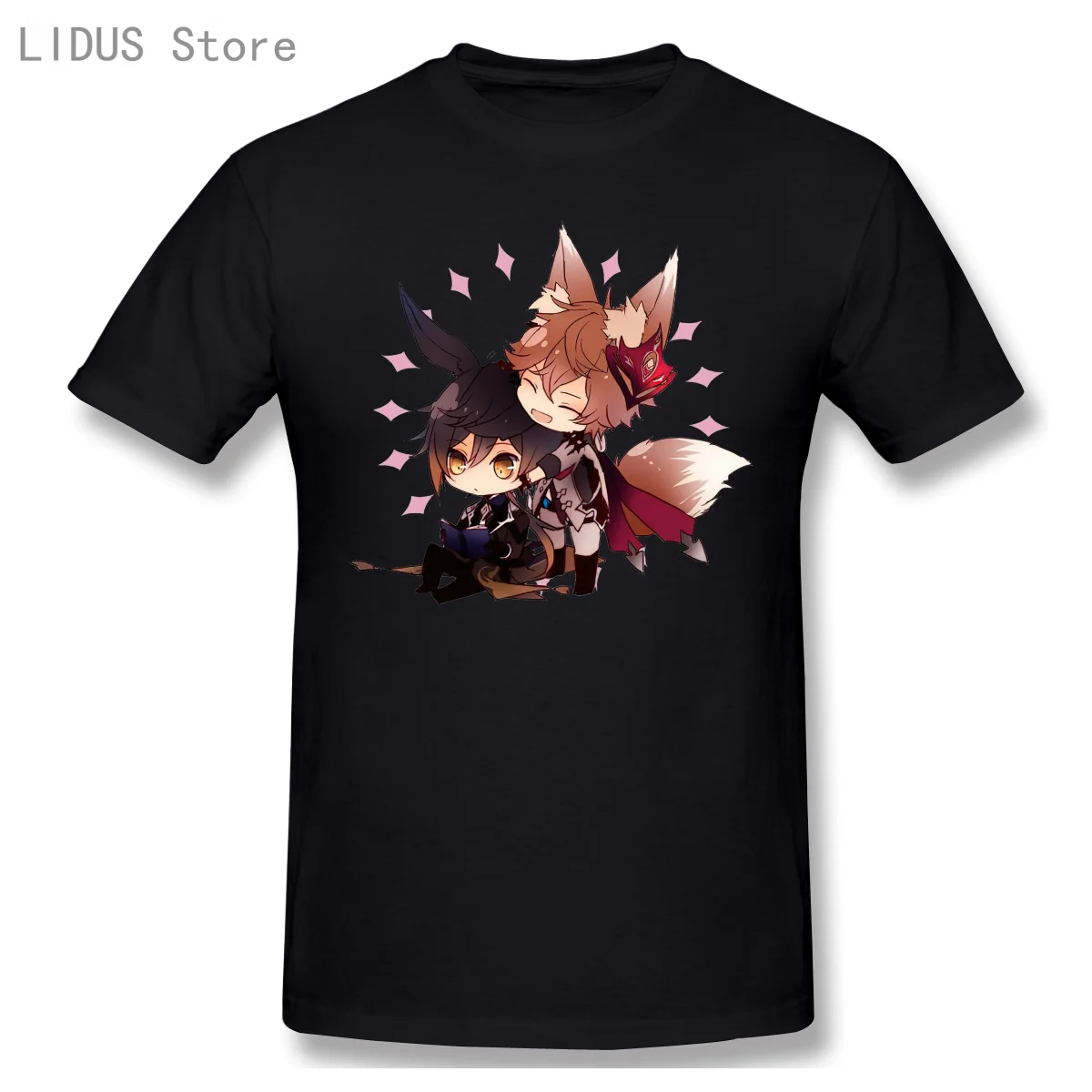 Genshin Impact Chibi Childe And Zhongli Classic Shirt Casual Clothes Men T-Shirt Fashion Sweatshirt Cotton Clothing T-Shirts Tee 
Genshin Impact Chibi Childe And Zhongli Classic Shirt Casual Clothes Men T-Shirt Fashion Sweatshirt Cotton Clothing T-Shirts Tee